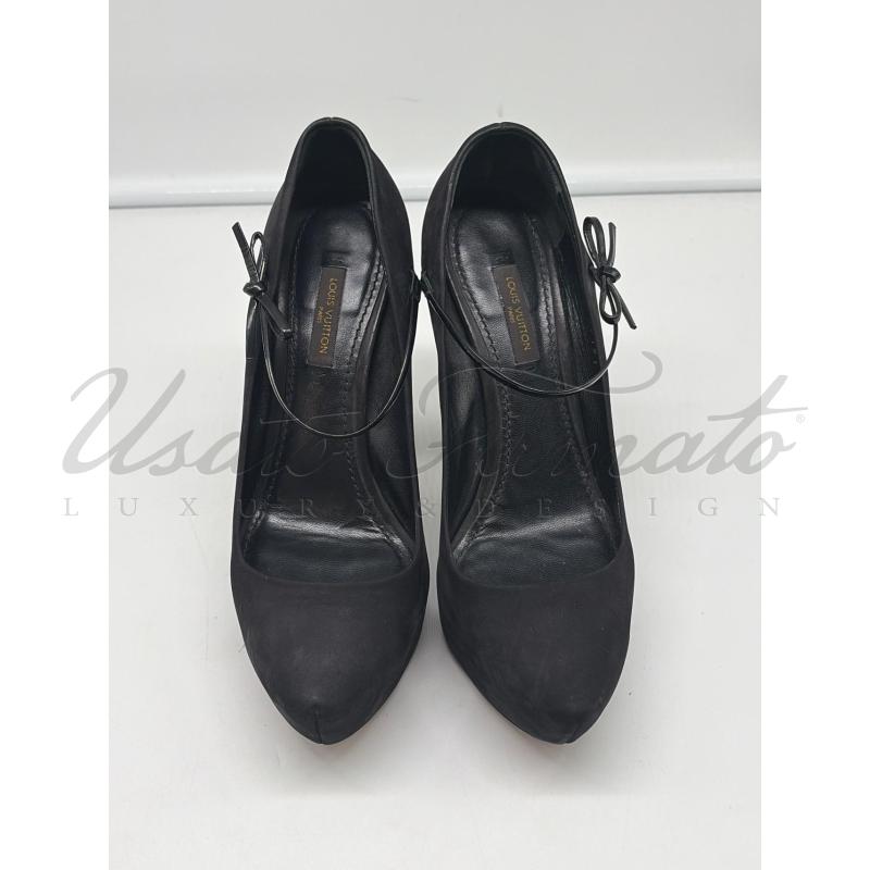 SCARPE DONNA LOUIS VUITTON NERI SUEDE TG. 37 | Mercatino dell'Usato Roma parioli 2