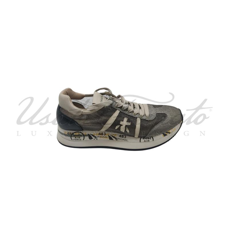 SCARPE DONNA PREMIATA ARGENTO TRASPARENTI TG. 39 | Mercatino dell'Usato Roma parioli 1