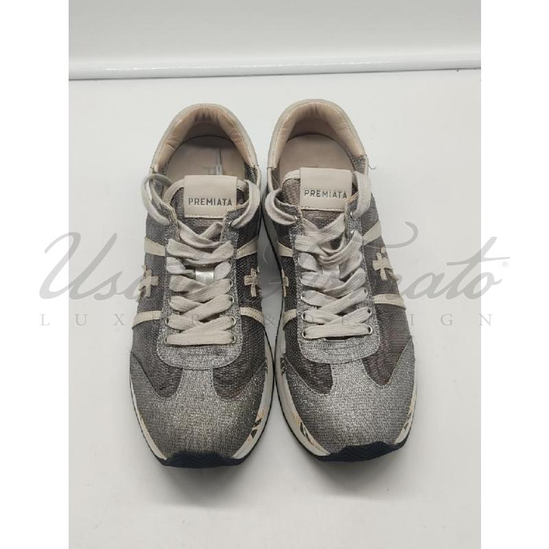 SCARPE DONNA PREMIATA ARGENTO TRASPARENTI TG. 39 | Mercatino dell'Usato Roma parioli 2