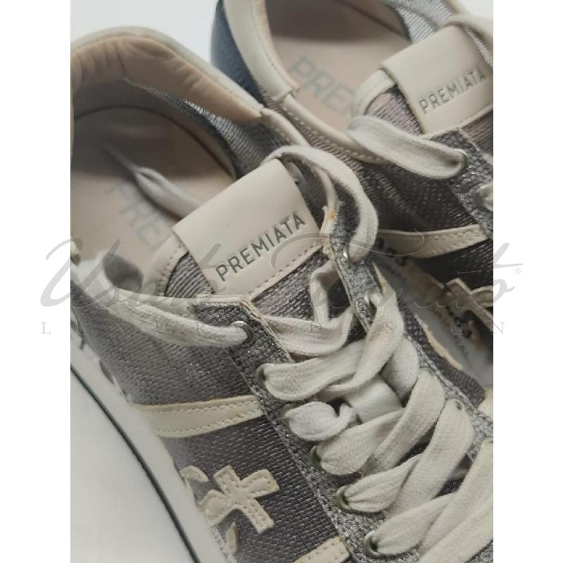 SCARPE DONNA PREMIATA ARGENTO TRASPARENTI TG. 39 | Mercatino dell'Usato Roma parioli 4