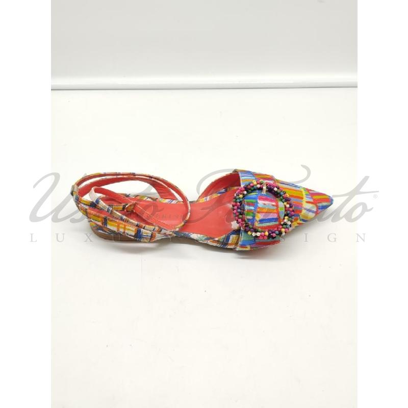 SCARPE DONNA PROSPERINE MULTICOLOR TG 41 | Mercatino dell'Usato Roma parioli 1
