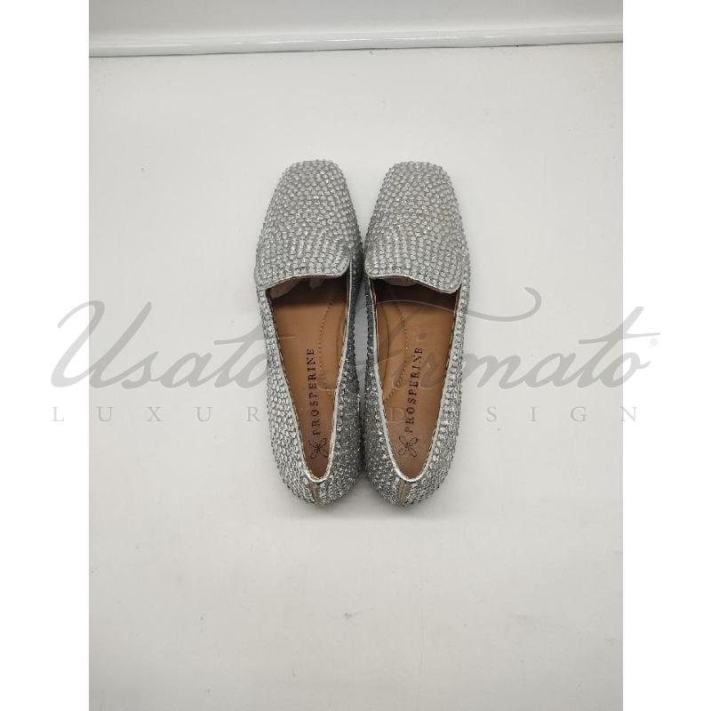 SCARPE DONNA PROSPERINE STARSS ARGENTO TG 40 | Mercatino dell'Usato Roma parioli 3
