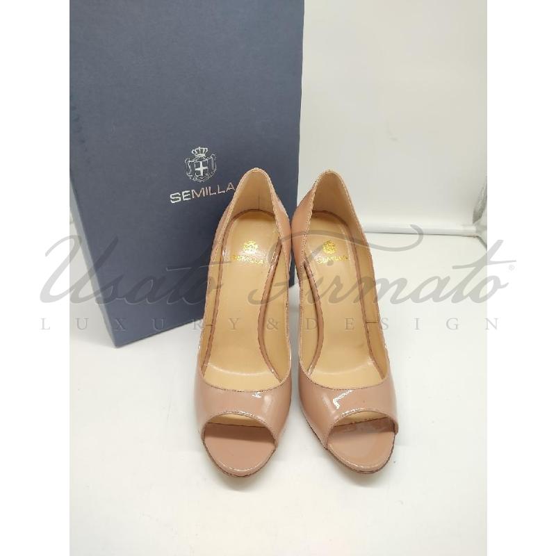 SCARPE DONNA SEMILLA ROSA CIPRIA LUCIDA TG 39 | Mercatino dell'Usato Roma parioli 2