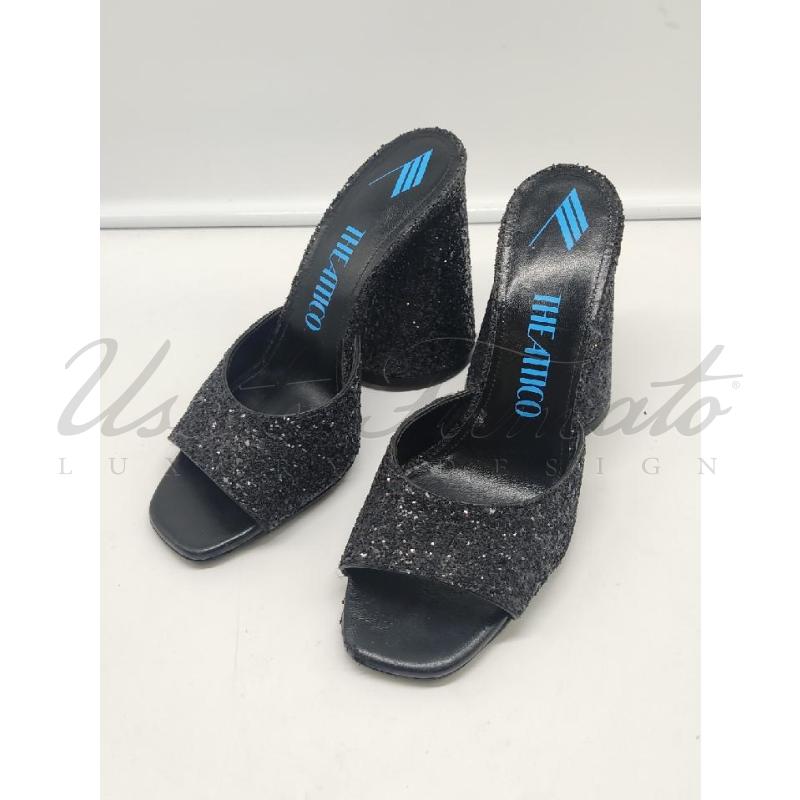 SCARPE DONNA THE ATTICO NERE PAILLETTES TG 39 | Mercatino dell'Usato Roma parioli 2