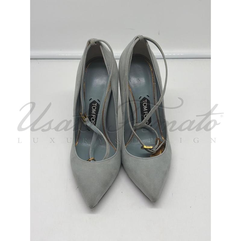 SCARPE DONNA TOM FORD CELESTE SUEDE TG. 37.5 | Mercatino dell'Usato Roma parioli 2