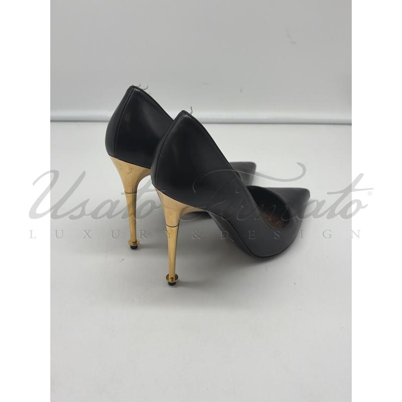 SCARPE DONNA TOM FORD NERE PELLE TG. 37 | Mercatino dell'Usato Roma parioli 3