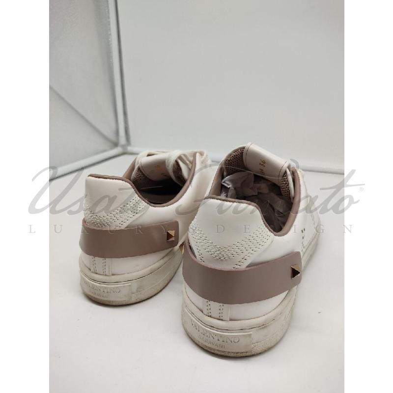 SCARPE DONNA VALENTINO GARAVANI BIANCO MALVA TG 36 | Mercatino dell'Usato Roma parioli 3