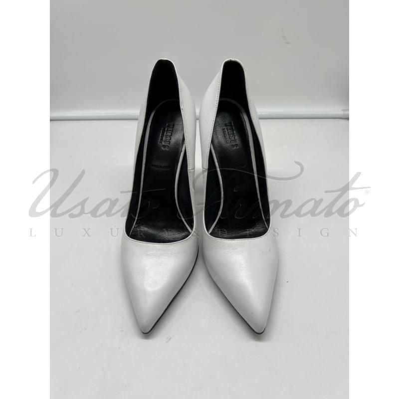 SCARPE DONNA VERSUS BIANCHE PELLE  TG. 38 | Mercatino dell'Usato Roma parioli 2