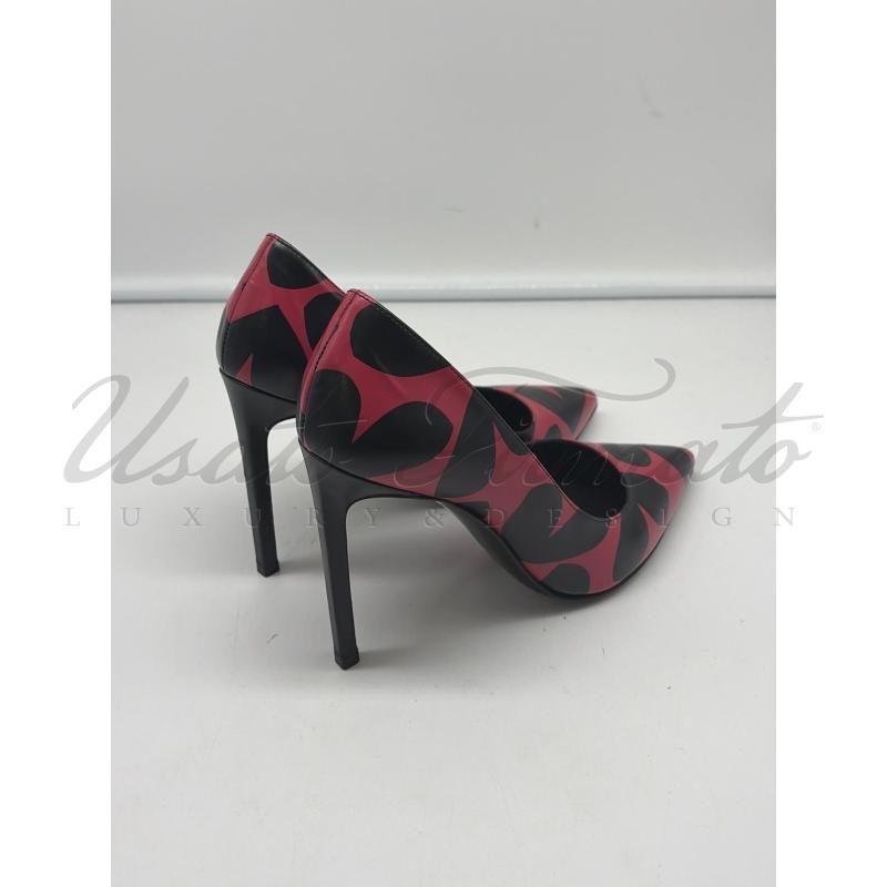 SCARPE DONNA YVES SAINT LAURENT NERE CUORI TG.36 SM315534  | Mercatino dell'Usato Roma parioli 3