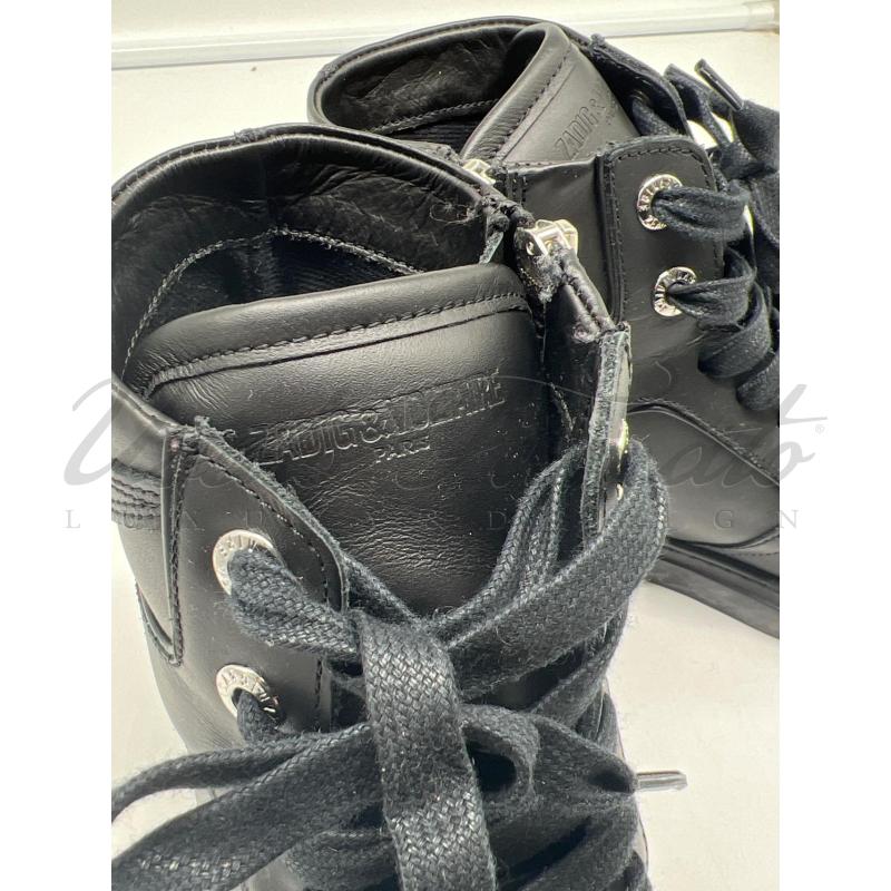 SCARPE DONNA ZADIG & VOLTAIRE NERE TG 38 | Mercatino dell'Usato Roma parioli 4