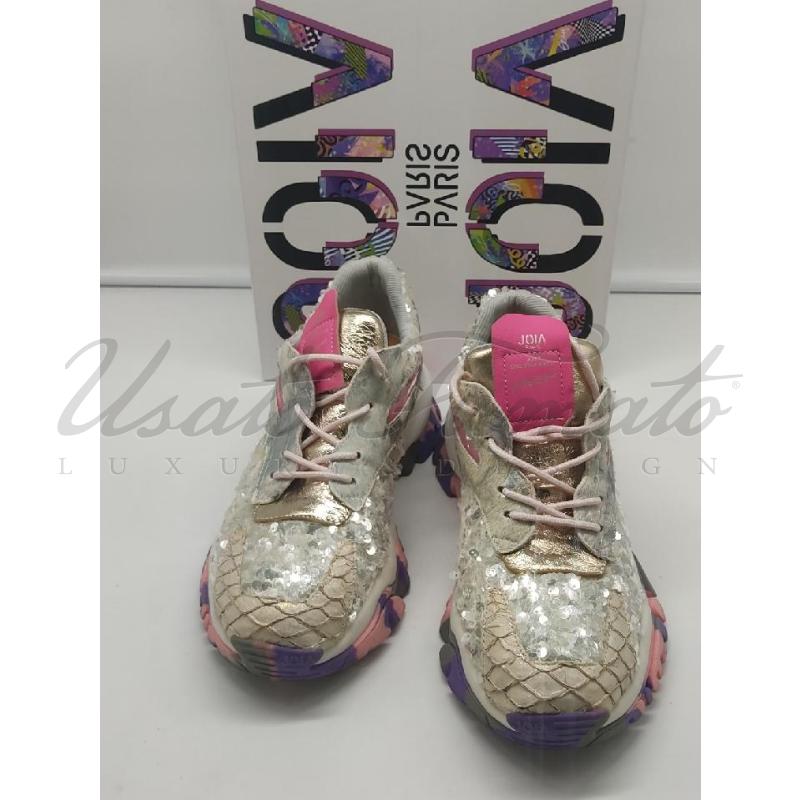 SCARPE DONNA  JOIA PARIS ROSA STRASS TG 40 | Mercatino dell'Usato Roma parioli 2