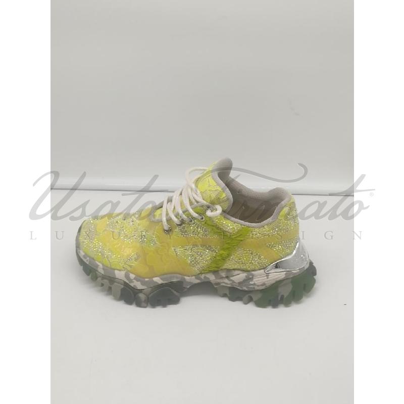 SCARPE DONNA  JOIA PARIS VERDE STRASS TG 40 | Mercatino dell'Usato Roma parioli 1