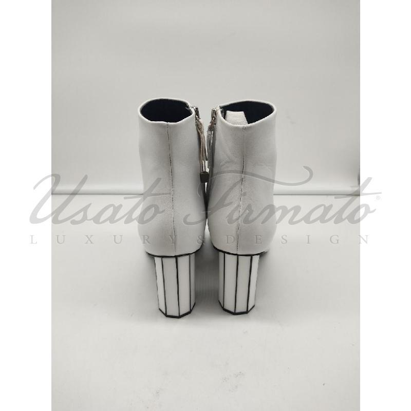 SCARPE DONNA  PROENZA SCHOULER PELLE BIANCA TG 36 | Mercatino dell'Usato Roma parioli 3