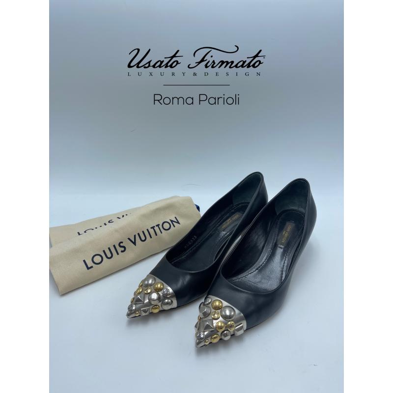 SCARPE LOUIS VUITTON NERE BORCHIE TG 37 | Mercatino dell'Usato Roma parioli