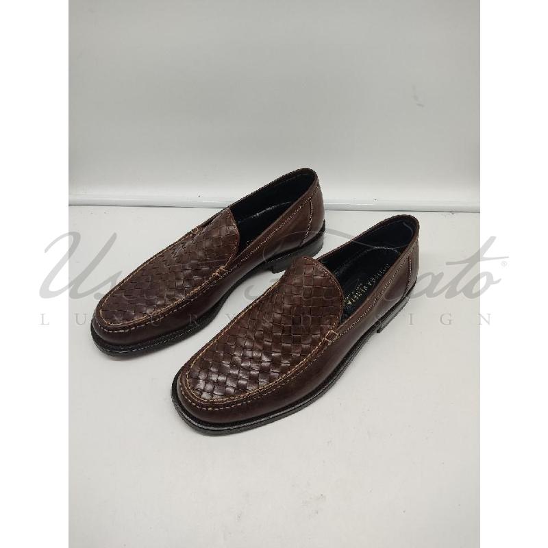 SCARPE UOMO BOTTEGA VENETA PELLE MARRONE TG 42 | Mercatino dell'Usato Roma parioli 2