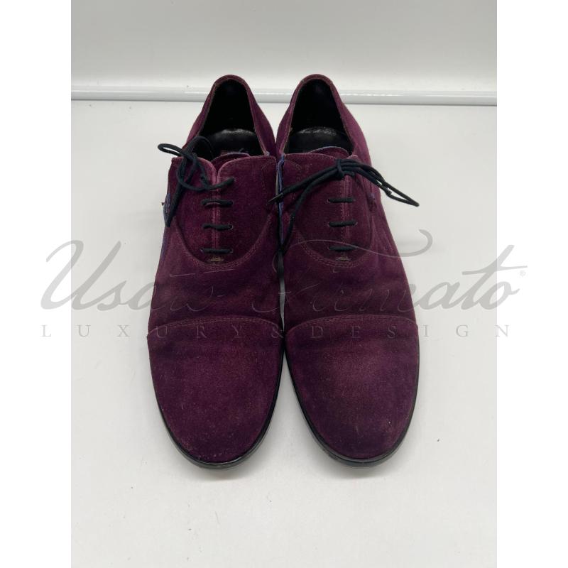 SCARPE UOMO CESARE PACIOTTI VIOLA SUEDE TG. 6 | Mercatino dell'Usato Roma parioli 2