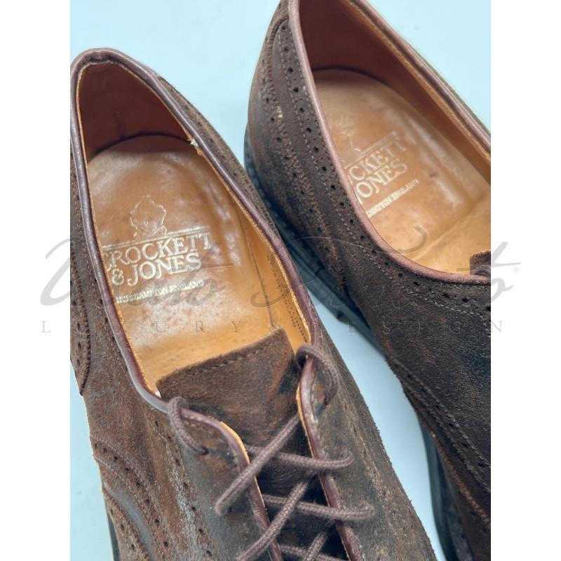 SCARPE UOMO CROCKET&JONES MARRONI TG. 10 | Mercatino dell'Usato Roma parioli 4