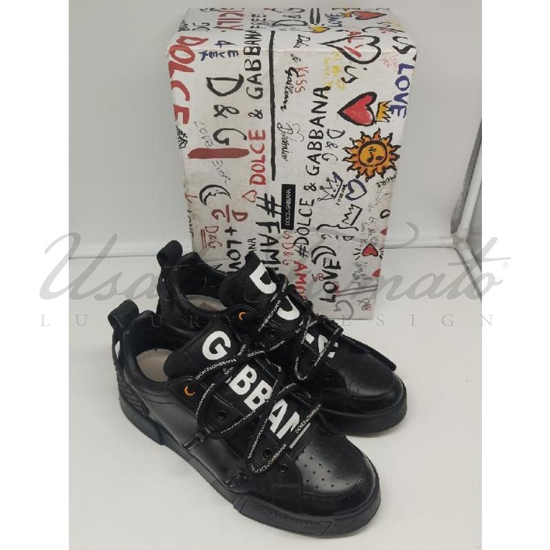 SCARPE UOMO DOLCE E GABBANA NERO TG 10 | Mercatino dell'Usato Roma parioli 2