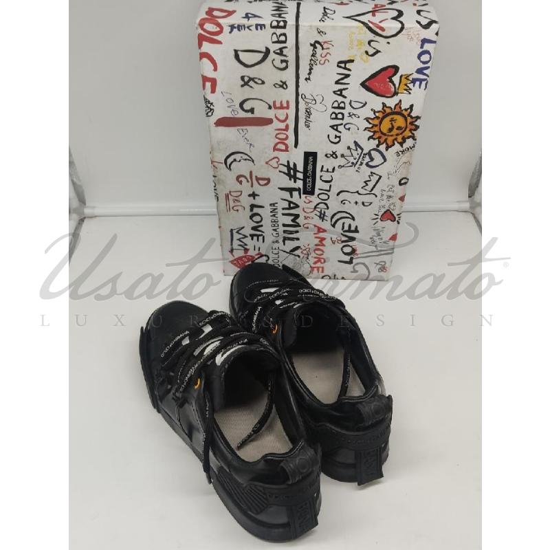 SCARPE UOMO DOLCE E GABBANA NERO TG 10 | Mercatino dell'Usato Roma parioli 3