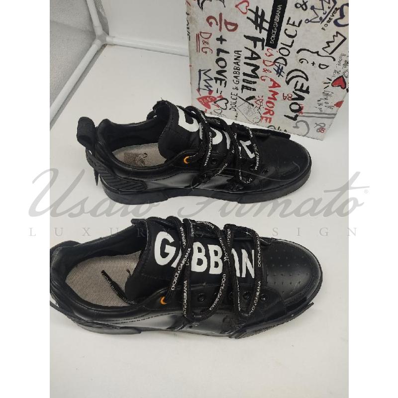 SCARPE UOMO DOLCE E GABBANA NERO TG 10 | Mercatino dell'Usato Roma parioli 4