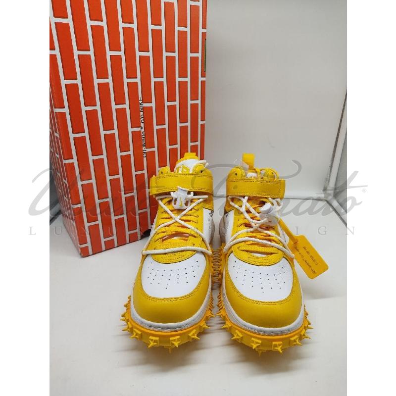 SCARPE UOMO NIKE AIR FORCE 1 GIALLE OFF-WHITE TG.42.5 | Mercatino dell'Usato Roma parioli 2