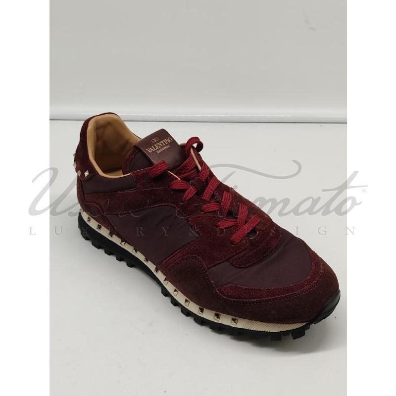 SCARPE UOMO VALENTINO BORDEAUX TG 3 | Mercatino dell'Usato Roma parioli 1