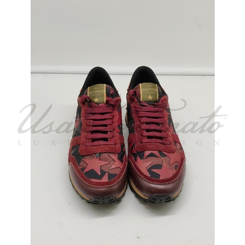 SCARPE UOMO VALENTINO STELLE BORDEAUX TG 43 | Mercatino dell'Usato Roma parioli 2