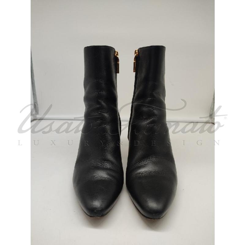 STIVALETTI DONNA GIVENCHY NERI PELLE TACCO LOGO TG. 37.5 | Mercatino dell'Usato Roma parioli 2
