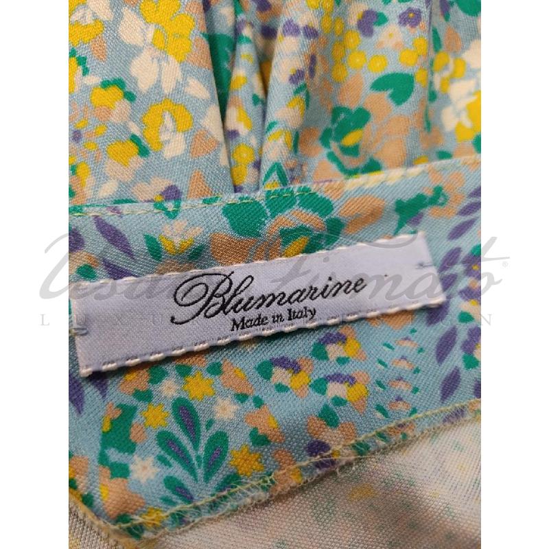 TOP BLUMARINE VERDE GIALLO TG 44 | Mercatino dell'Usato Roma parioli 4