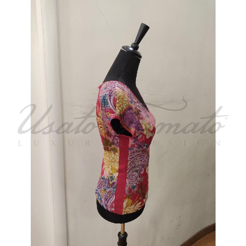 TOP ETRO ROSSO VELATO TG 40 | Mercatino dell'Usato Roma parioli 2