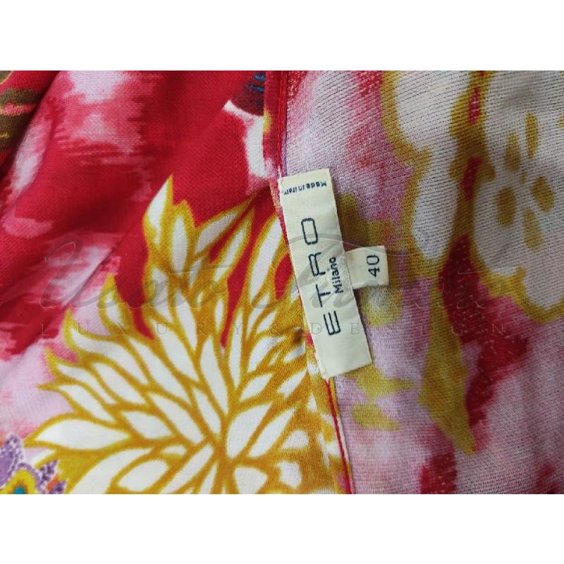 TOP ETRO ROSSO VELATO TG 40 | Mercatino dell'Usato Roma parioli 4