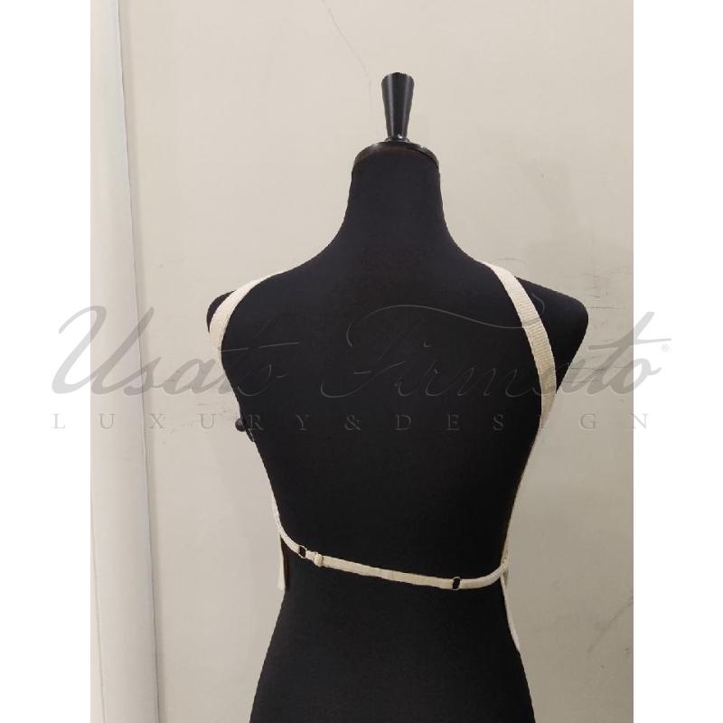 TOP JACQUEMUS BEIGE COSTE TG. 36 | Mercatino dell'Usato Roma parioli 3