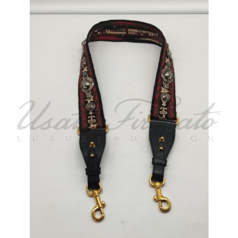 TRACOLLA CHRISTIAN DIOR RICAMI E BORCHIE  | Mercatino dell'Usato Roma parioli 4