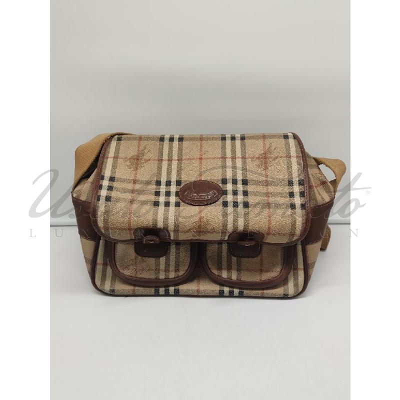 TRACOLLA DONNA BURBERRY S VINTAGE CHECK BEIGE  | Mercatino dell'Usato Roma parioli 1