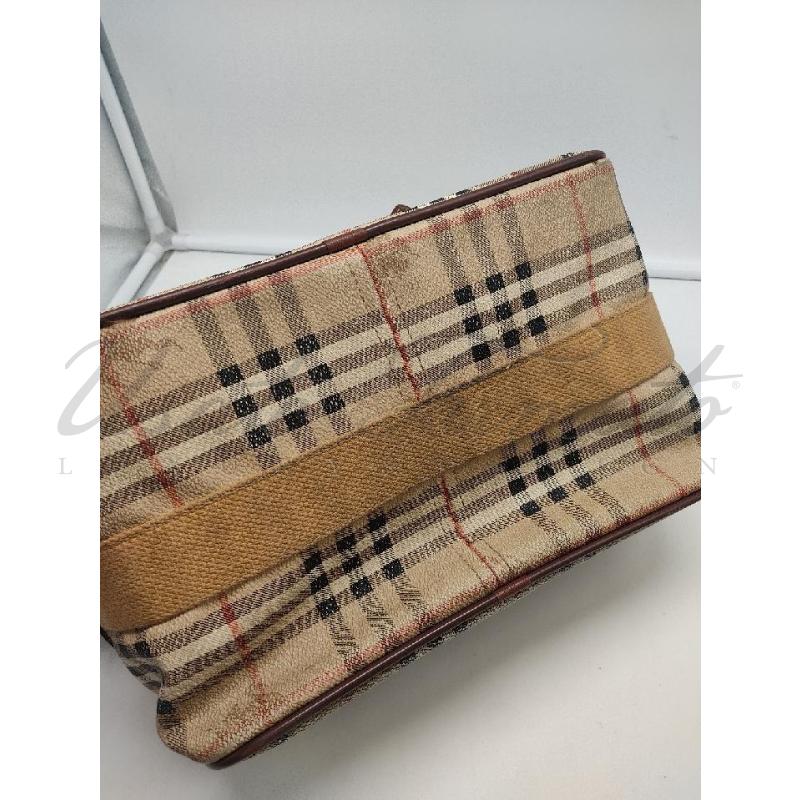 TRACOLLA DONNA BURBERRY S VINTAGE CHECK BEIGE  | Mercatino dell'Usato Roma parioli 3