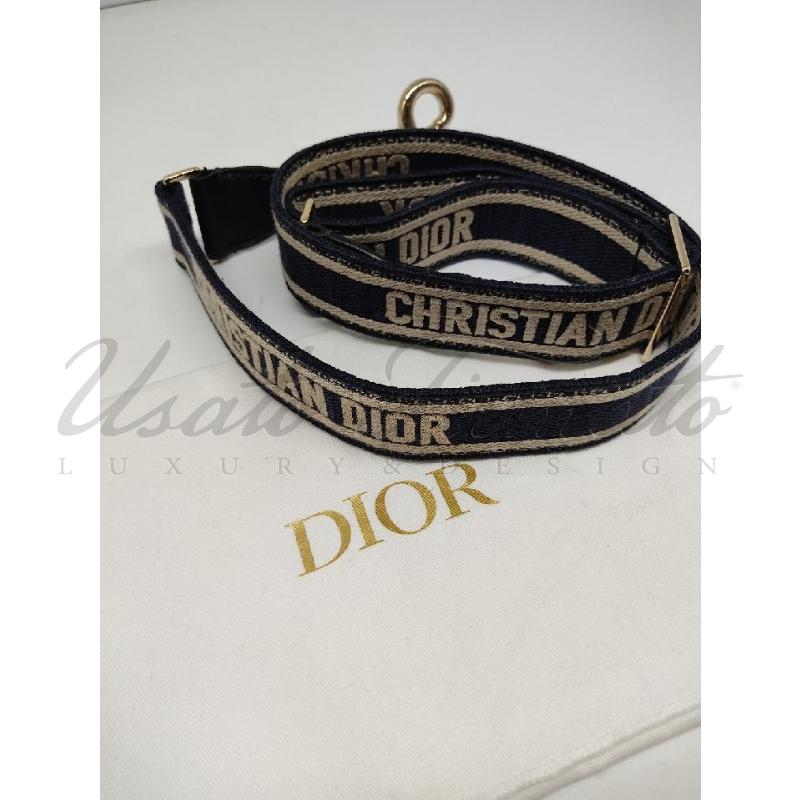 TRACOLLA DONNA CHRISTIAN DIOR BLU BIANCO  | Mercatino dell'Usato Roma parioli 2