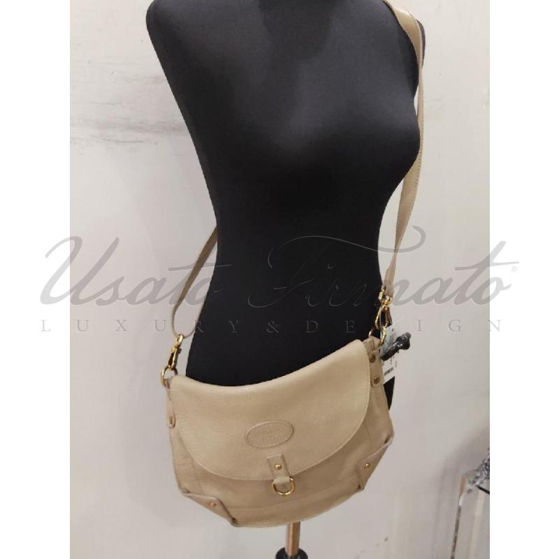 TRACOLLA THE BRIDGE BEIGE PELLE  | Mercatino dell'Usato Roma parioli 4