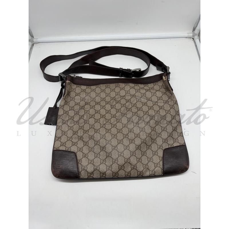 TRACOLLA UOMO GUCCI  GG SUPREME DA RIVEDERE COD 148476  | Mercatino dell'Usato Roma parioli 2
