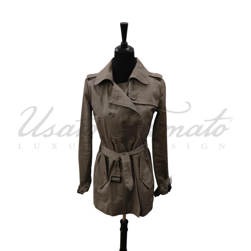 TRENCH DONNA CALVIN KLEIN BEIGE TG. S | Mercatino dell'Usato Roma parioli 1
