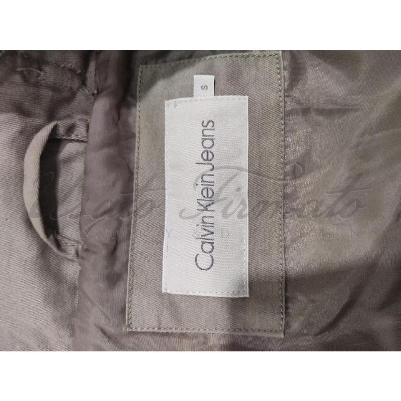 TRENCH DONNA CALVIN KLEIN BEIGE TG. S | Mercatino dell'Usato Roma parioli 4