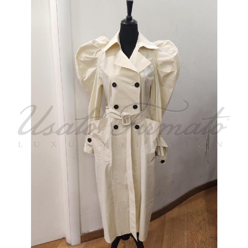 TRENCH DONNA LIVIANA CONTI BEIGE TG. 42 | Mercatino dell'Usato Roma parioli 1