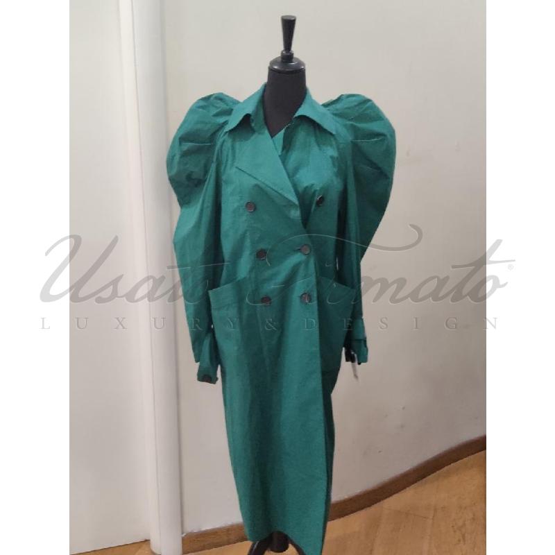 TRENCH DONNA LIVIANA CONTI VERDE TG. 42 | Mercatino dell'Usato Roma parioli 1