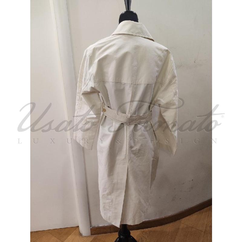 TRENCH DONNA MASSIMO DUTTI PANNA TG XS | Mercatino dell'Usato Roma parioli 3