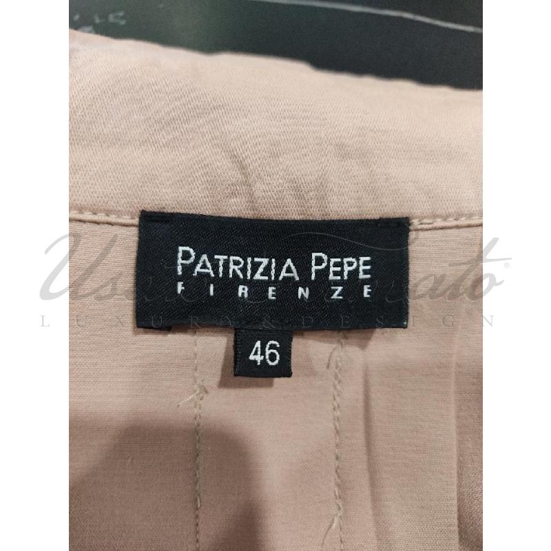 TRENCH DONNA PATRIZIA PEPE BEIGE TG. 46 | Mercatino dell'Usato Roma parioli 4