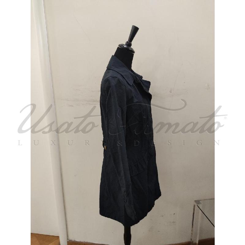 TRENCH DONNA WOOLRICH BLU TG M | Mercatino dell'Usato Roma parioli 2