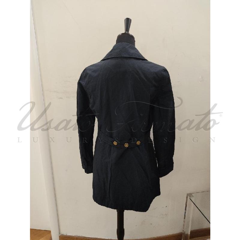 TRENCH DONNA WOOLRICH BLU TG M | Mercatino dell'Usato Roma parioli 3