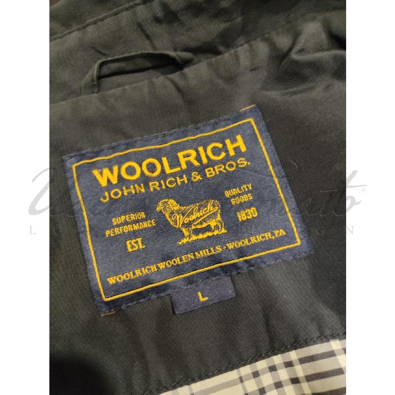 TRENCH DONNA WOOLRICH BLU TG M | Mercatino dell'Usato Roma parioli 4