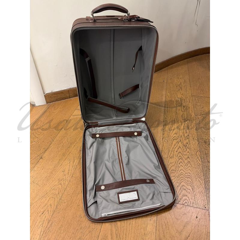 TROLLEY BRUNELLO CUCINELLI COGNAC PELLE 35X50X17 | Mercatino dell'Usato Roma parioli 3