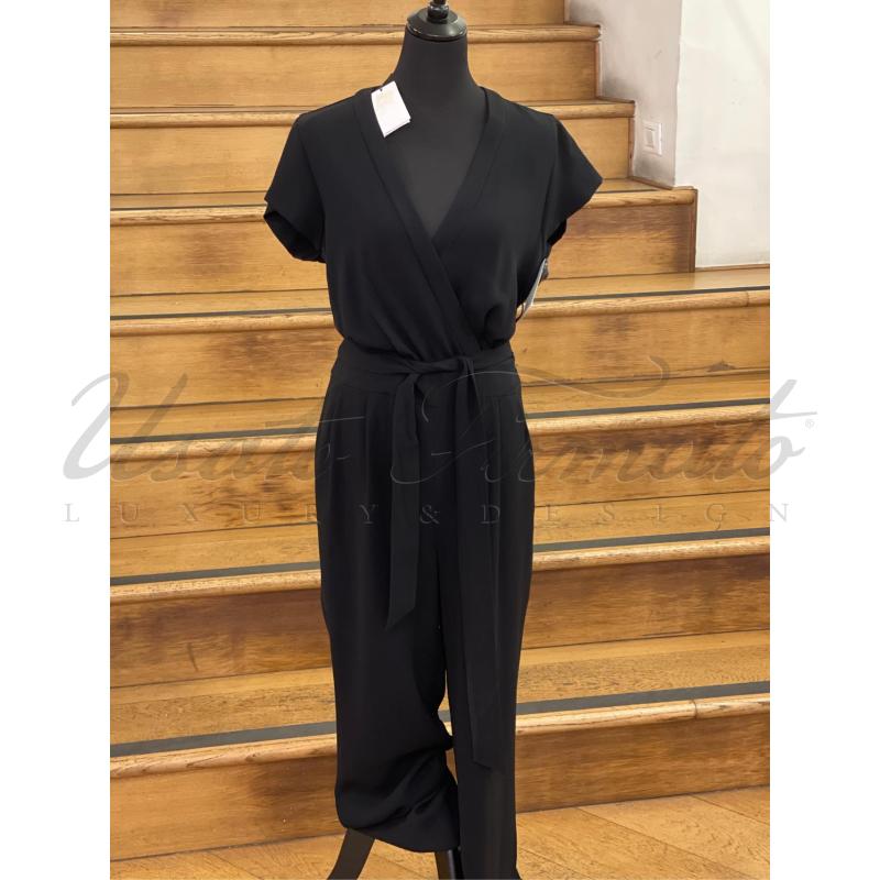 TUTA DONNA DIANE  VON FURSTENBERG NERO TG. 12 | Mercatino dell'Usato Roma parioli 1