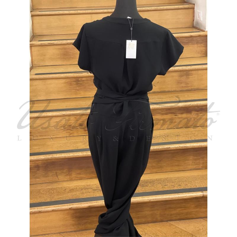 TUTA DONNA DIANE  VON FURSTENBERG NERO TG. 12 | Mercatino dell'Usato Roma parioli 3